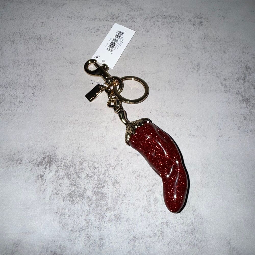 Coach Chili Pepper Bag Charm NWT